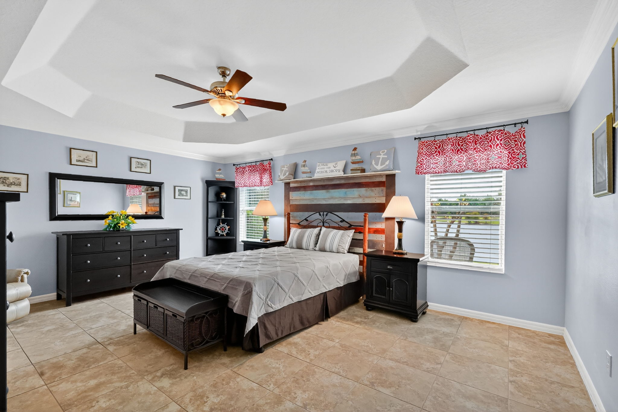 Primary Bedroom with Water Views