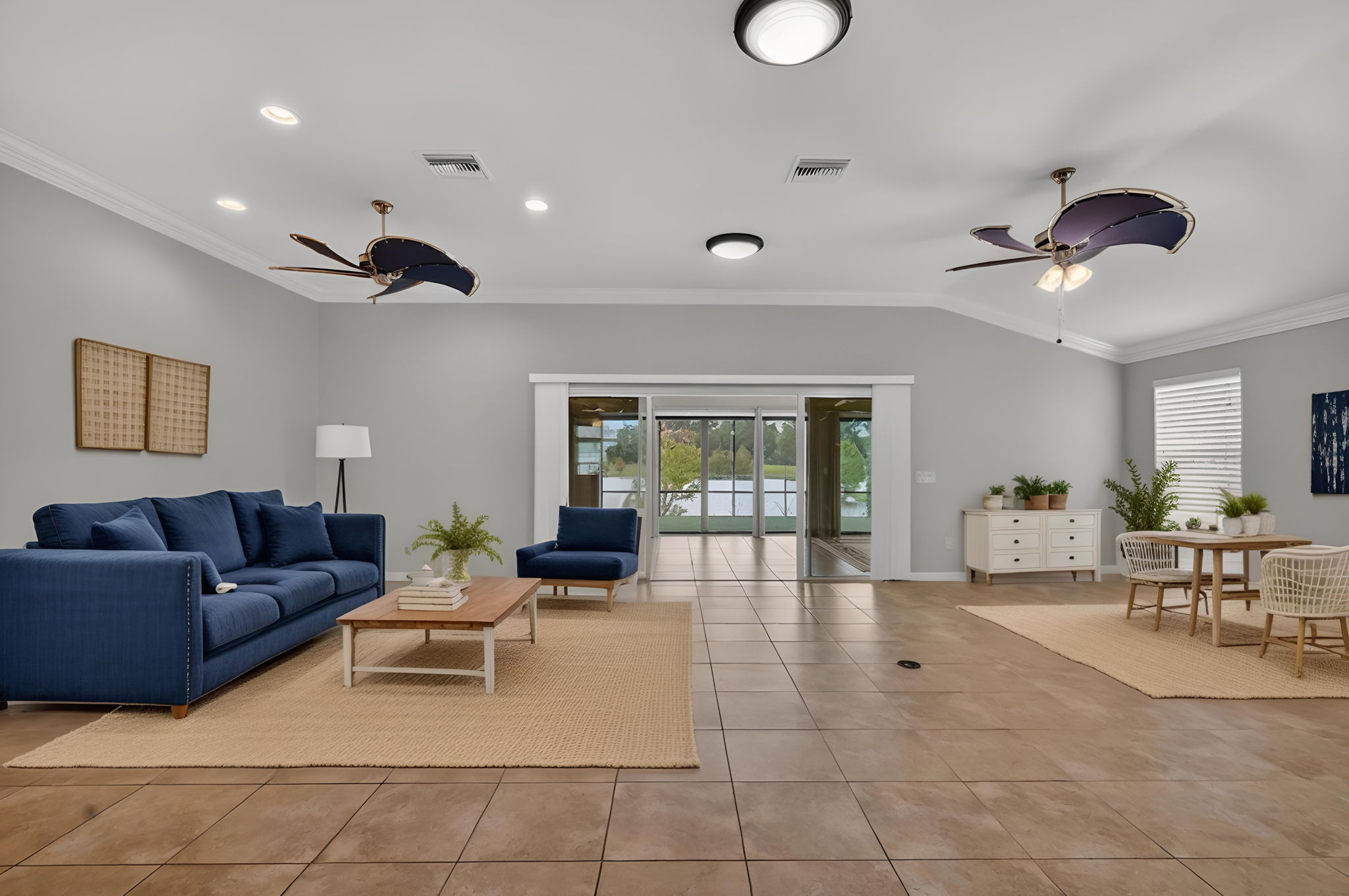 Virtually Staged - Living and Dining Rooms