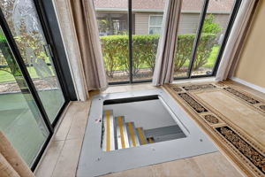 Hidden Under-Air Hurricane/Tornado Shelter