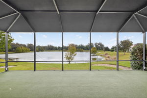 Spacious Rear Screened Porch with Canopy and Water Views!