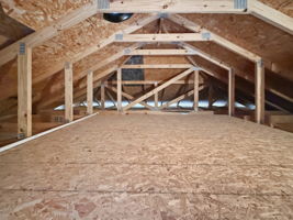 Expansive Attic Storage with Plywood Flooring