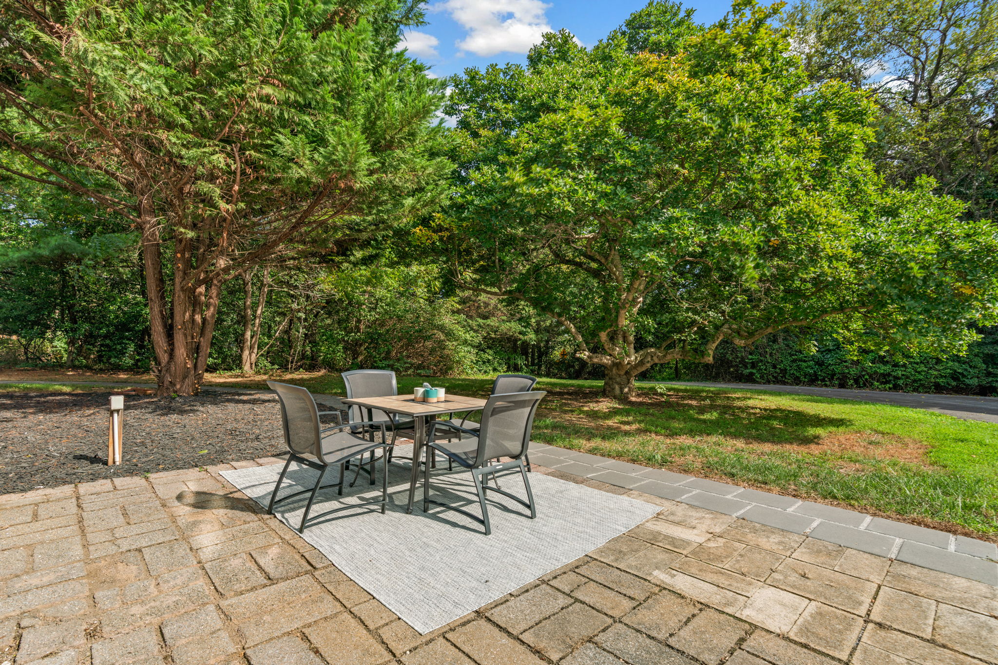 Patio Area Behind The Main & Secondary Houses