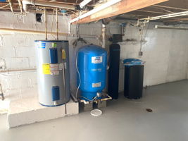 Basement Well Components & Hot Water Heater