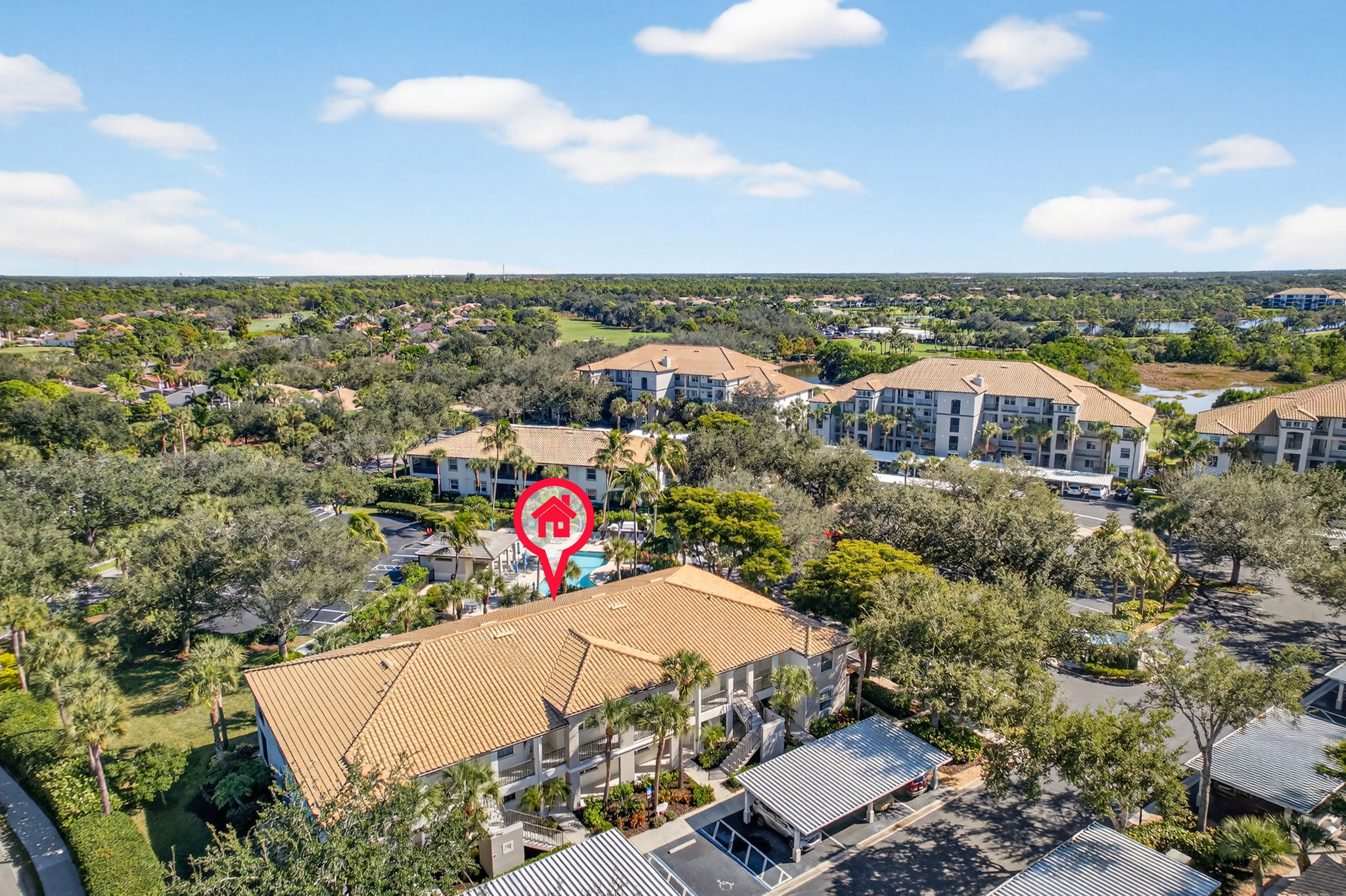 Aerial Front Exterior 2 - marker