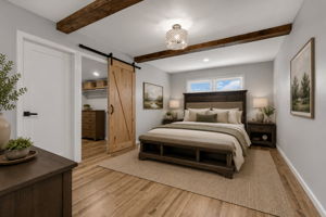 Primary Bedroom virtually Staged