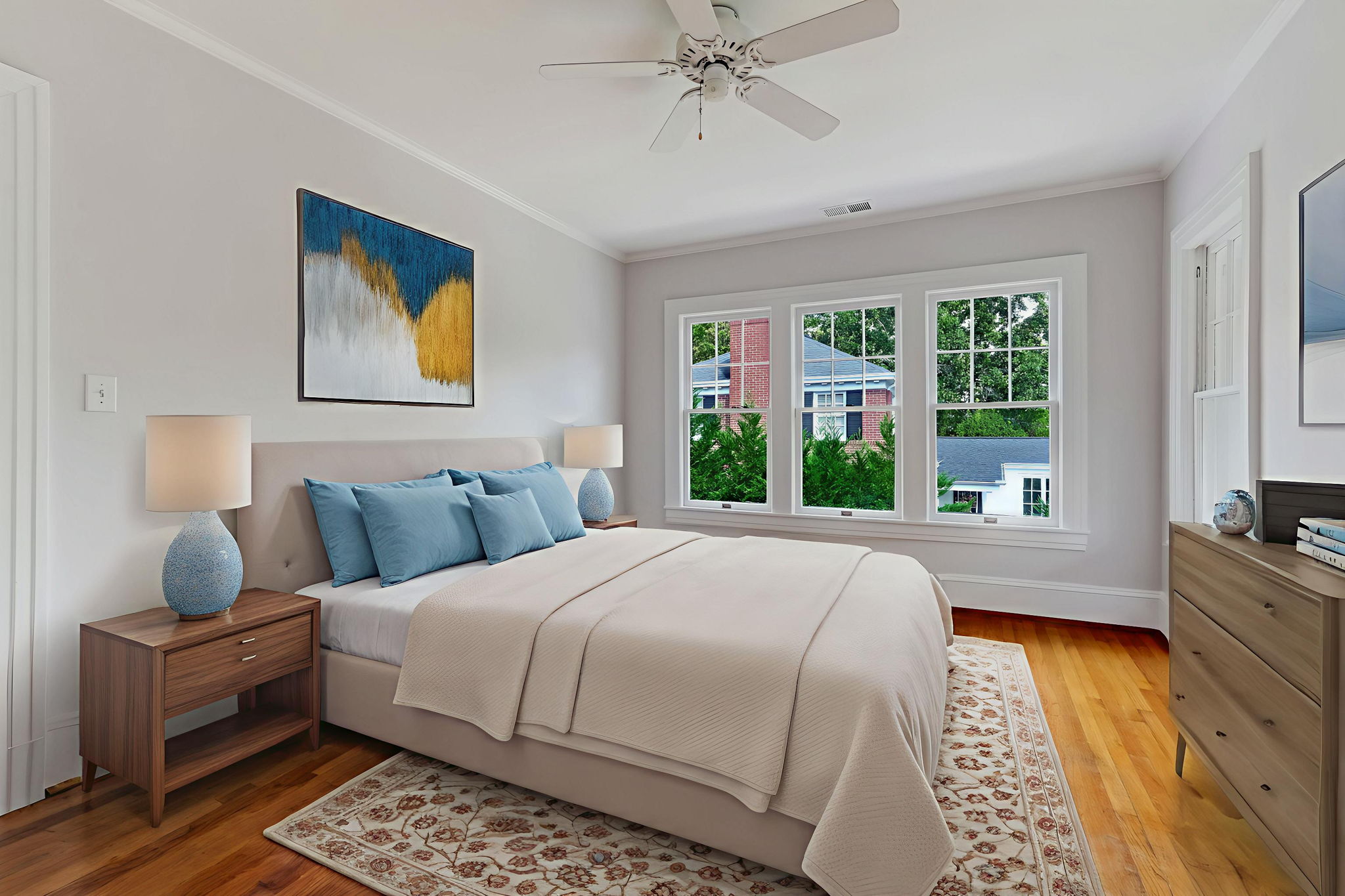 Bedroom 4 virtually staged