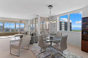Light-filled dining area