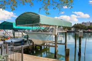 Optional boat dock available steps from the home — easy access to the water and coastal cruising.