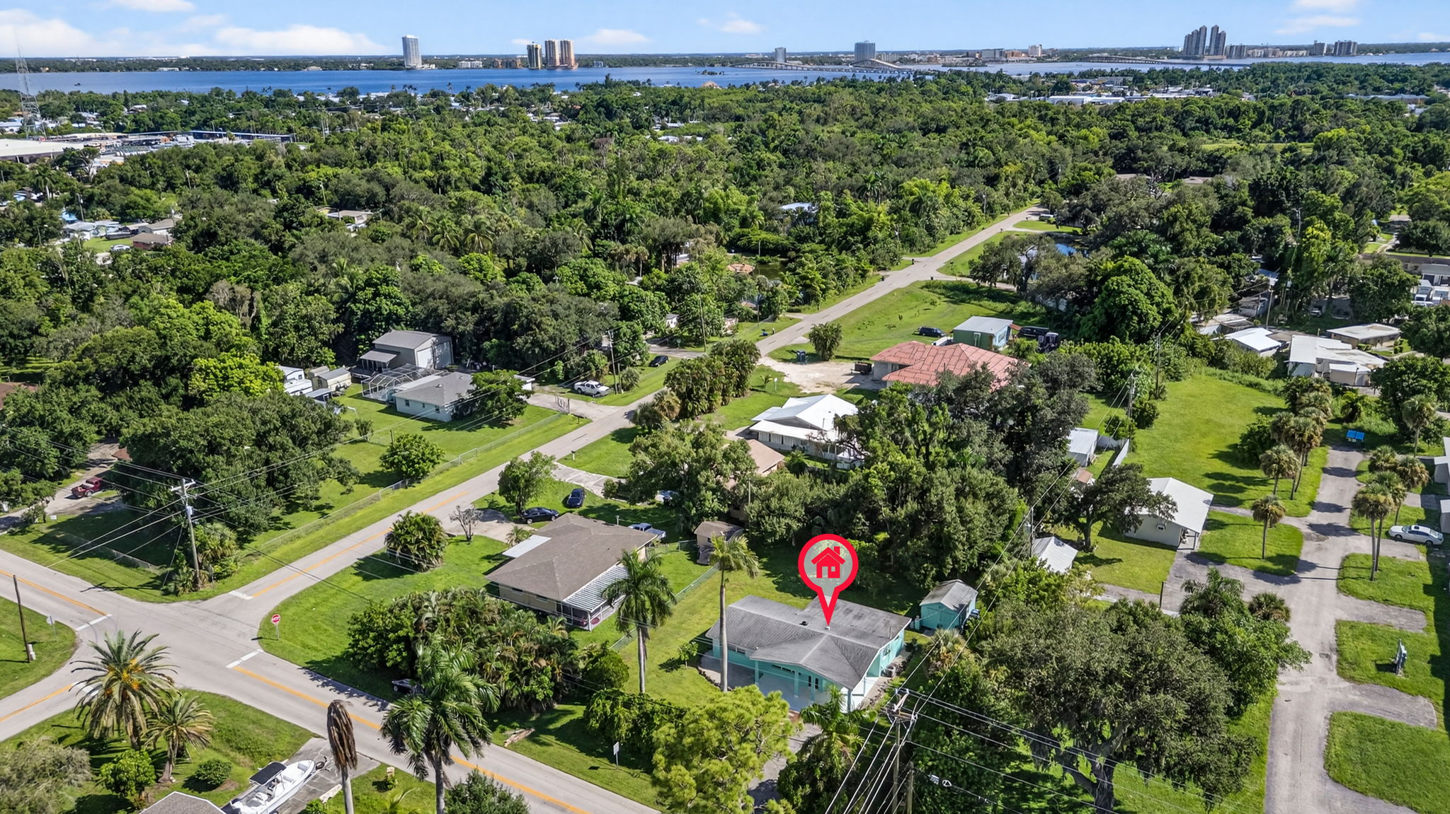 Aerial Front Exterior 3 - marker