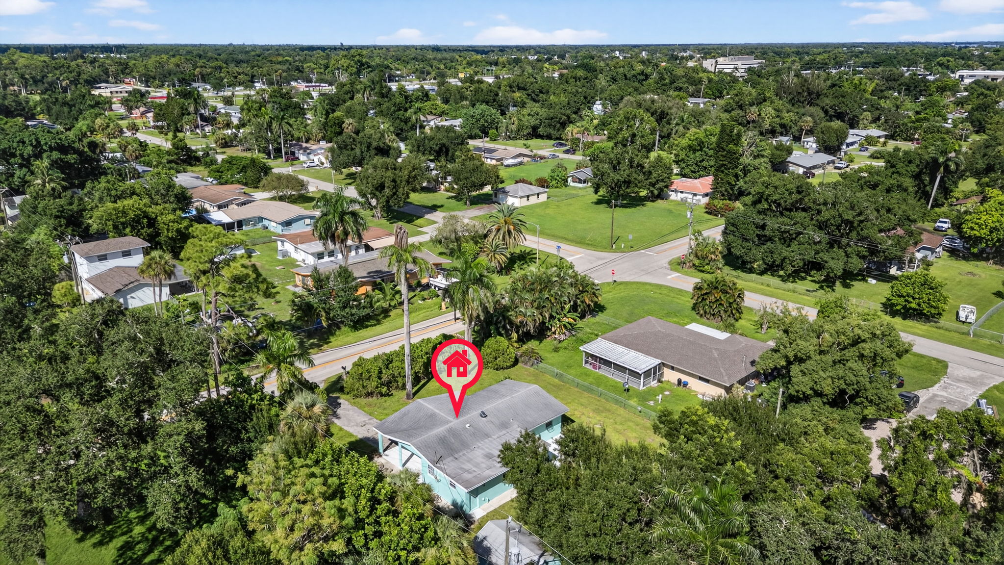 Aerial Rear Exterior 2 - marker