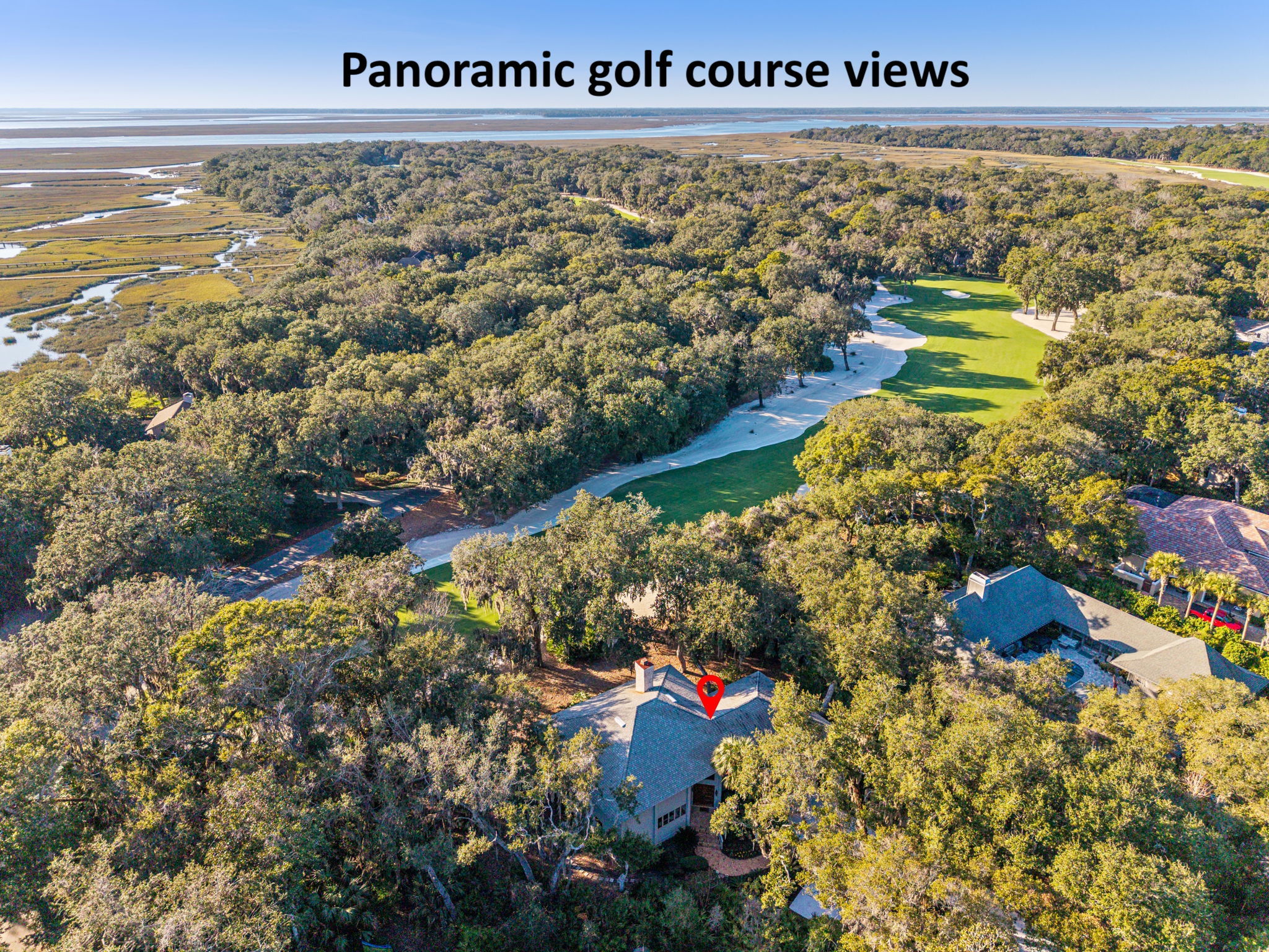Savor breathtaking golf course vistas ...