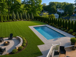 Proposed Pool Plan--Architect was hired, permits were filed and approved, deposit made-if you want a heated in ground pool -- it can be done.