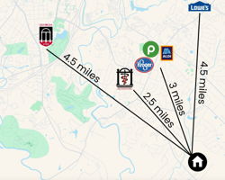 Convenient Eastside Location