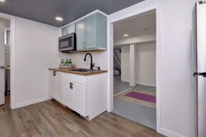 Kitchenette on the lower level