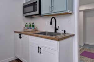 Kitchenette on the lower level