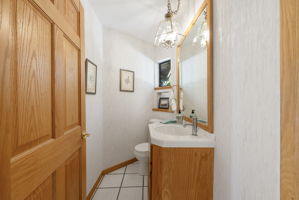 Half bath on ground level