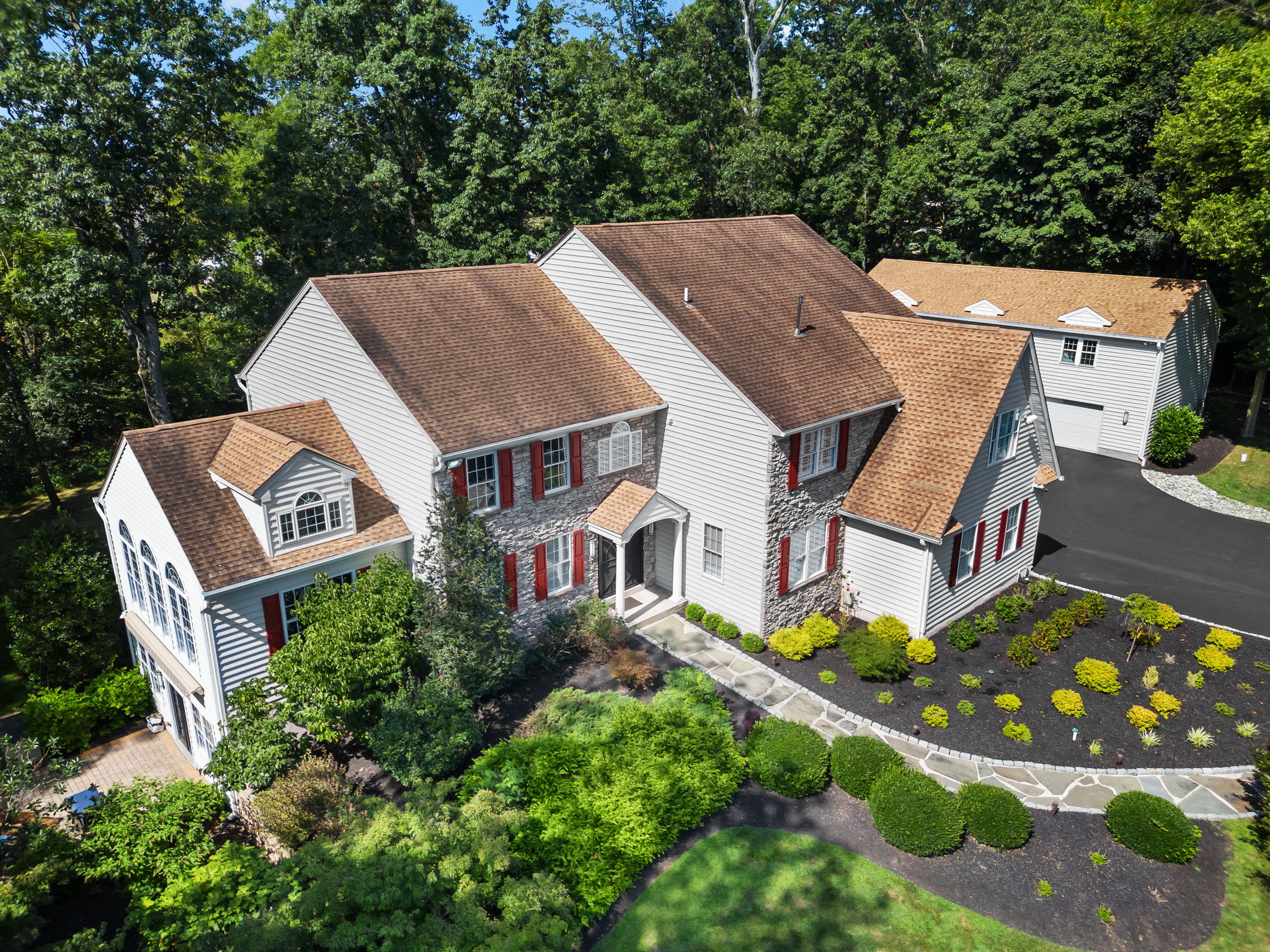 Front Exterior with Patio on Side