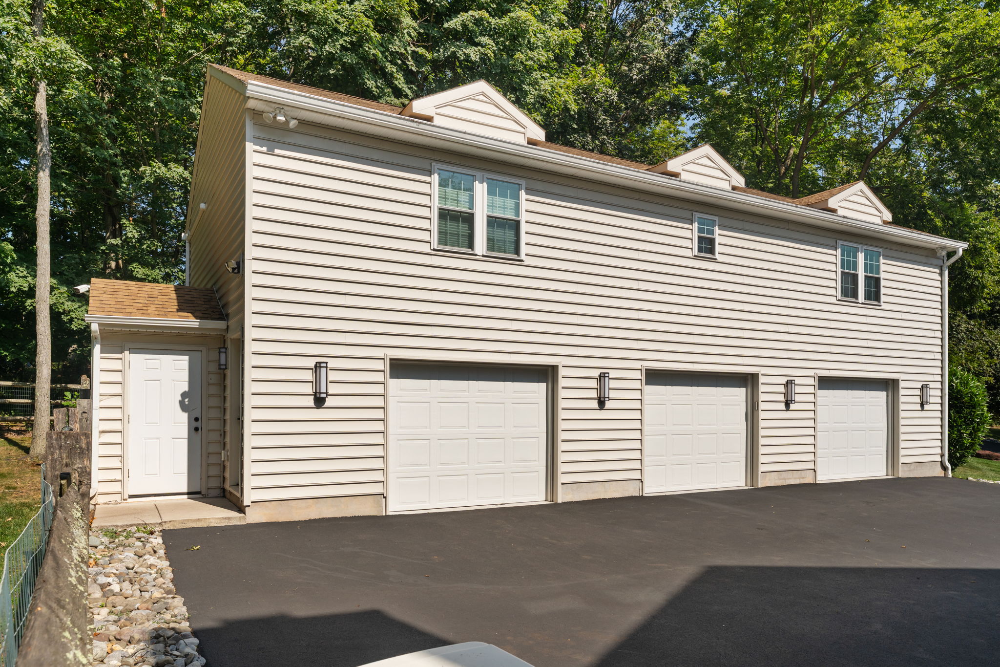 Addition with Three Car Garage