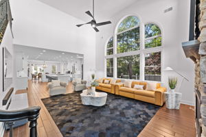 Two Story Family Room