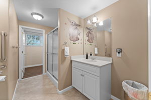 Full Bathroom in Basement