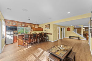 Bar Area in Walk-Out Basement