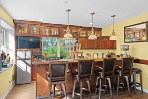Bar in Walk-Out Basement