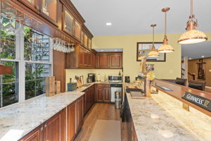 Bar in Walk-Out Basement