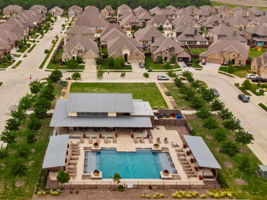 One of two community pools fitness centers