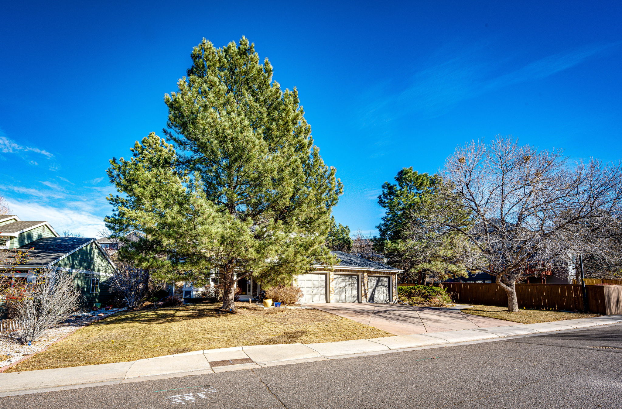 With A Southwest Facing Driveway