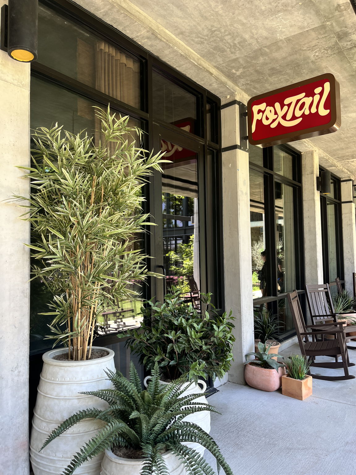 Just up the road is Foxtail. A neighborhood bar that is also well-styled.