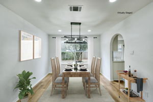 Dining Room Virtually Staged