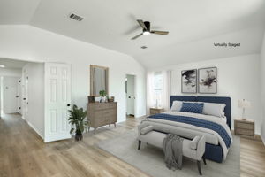 Primary Bedroom Virtually Staged