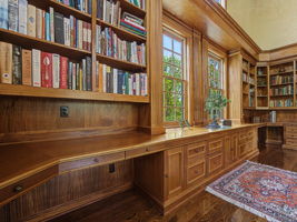 Beautiful cabinetry and wood windows