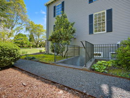 Exterior W Side to Private Office - Lower floor