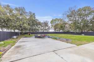 Back Yard wood fence