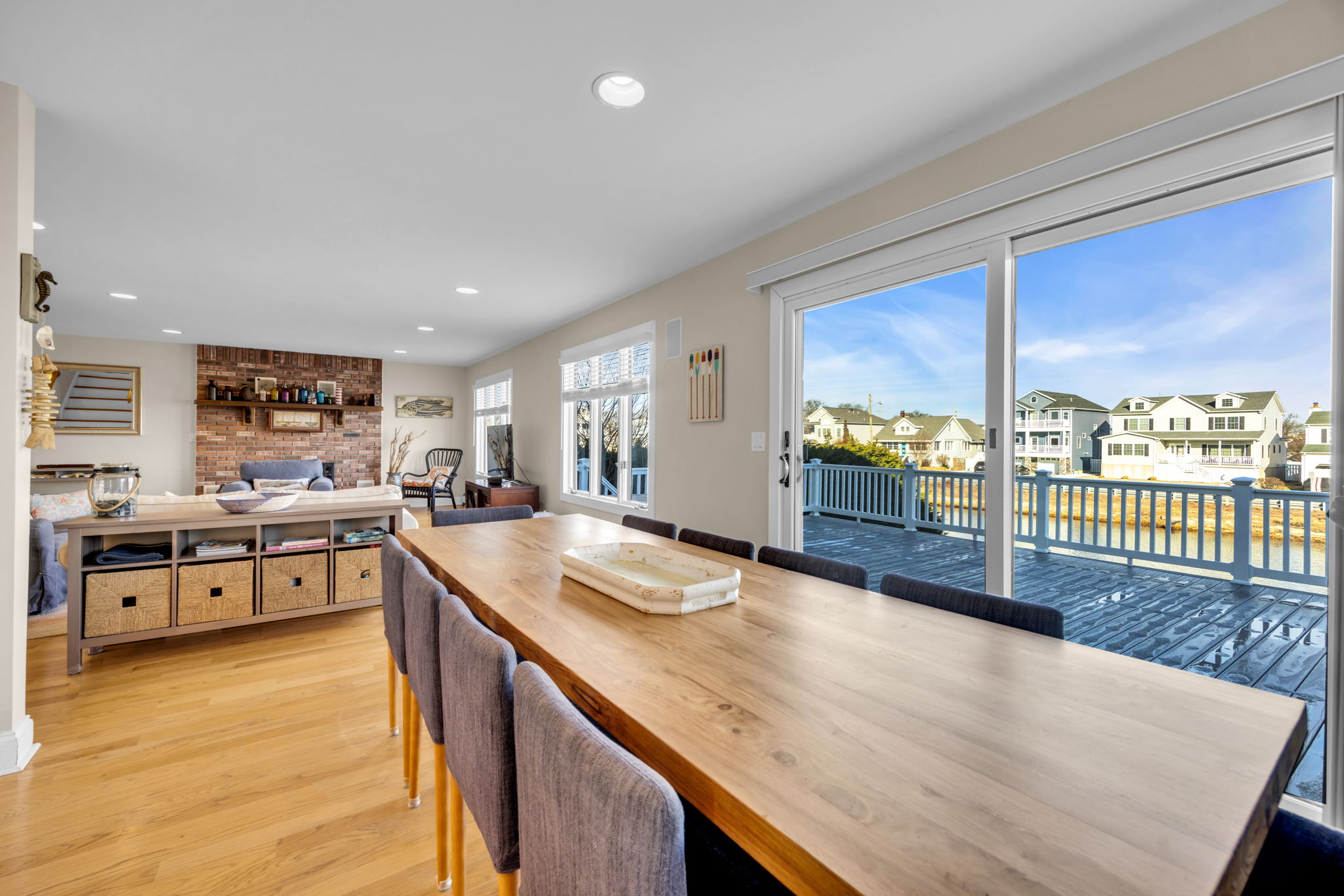 Dining Space with Water Views