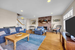 Living Room and Fireplace