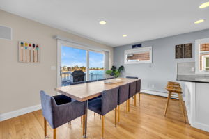 Dining Space, Sliders to Deck