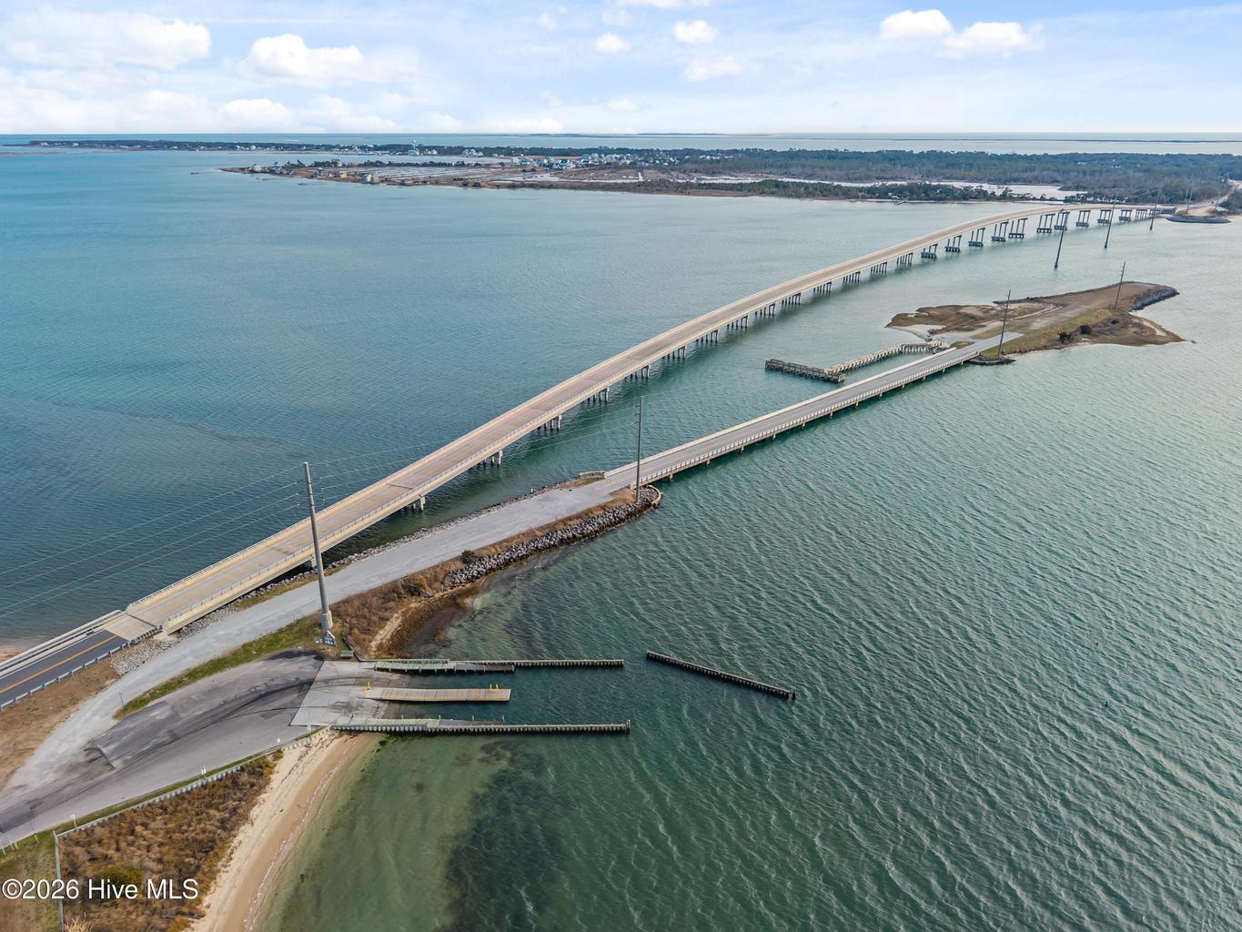 Harkers Island Bridge, Boat Launch, and Fishing Pier