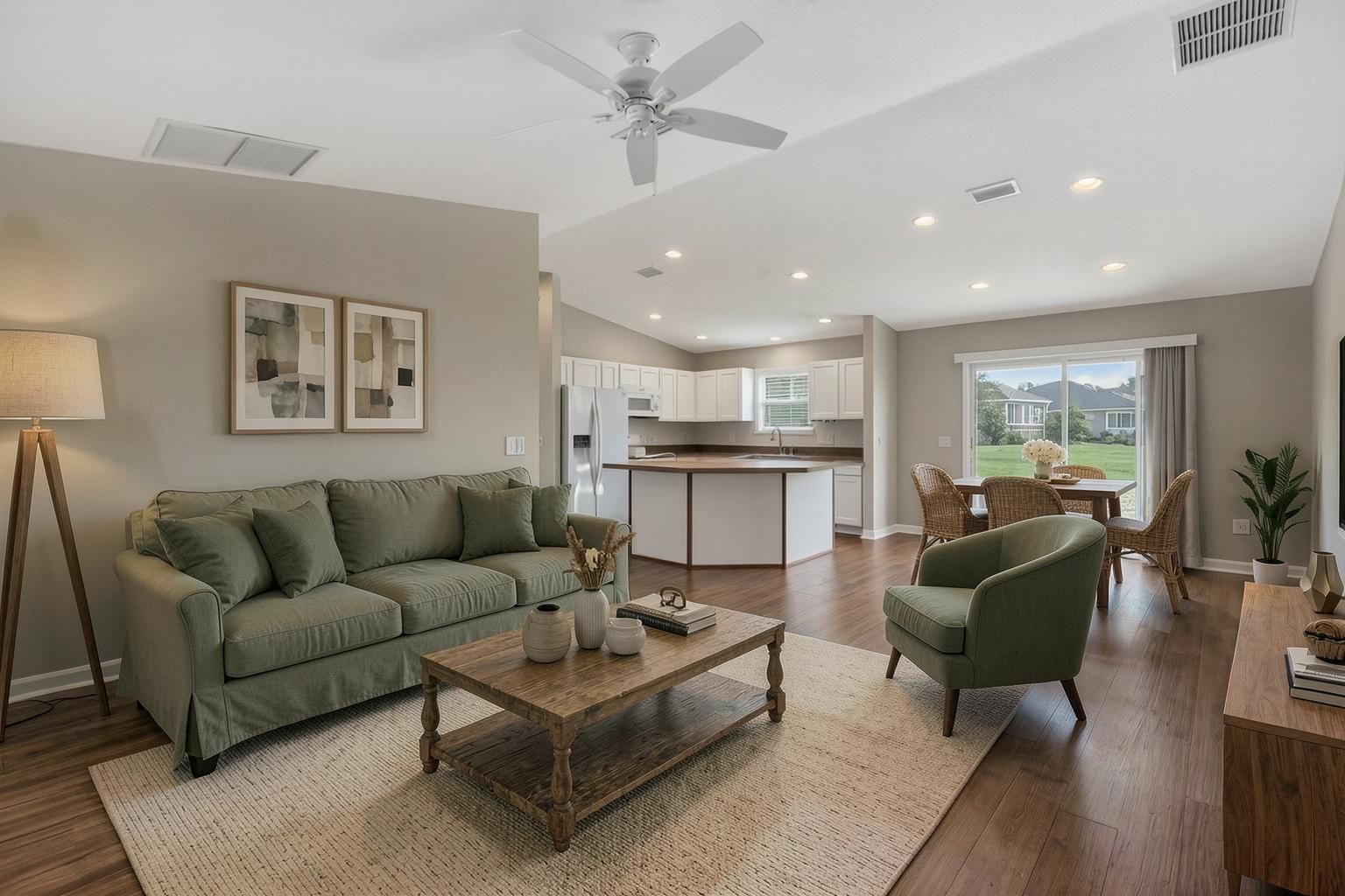 Living Dining-Virtually Staged