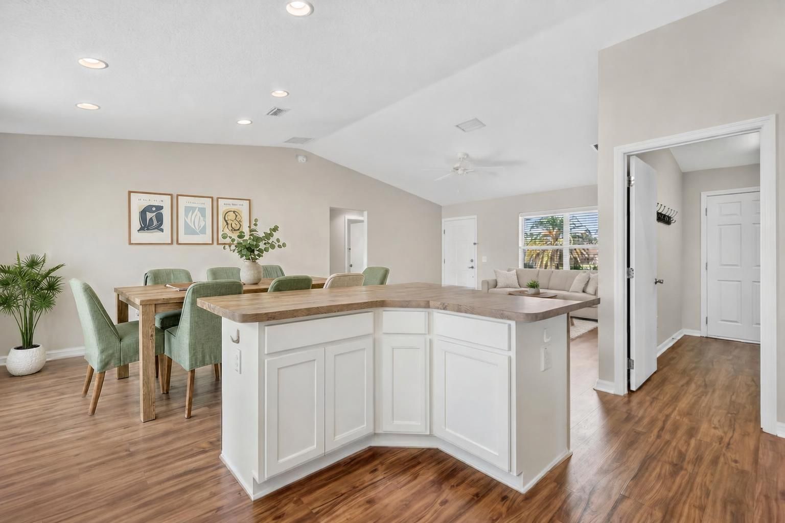 Dining Living Room-Virtually Staged