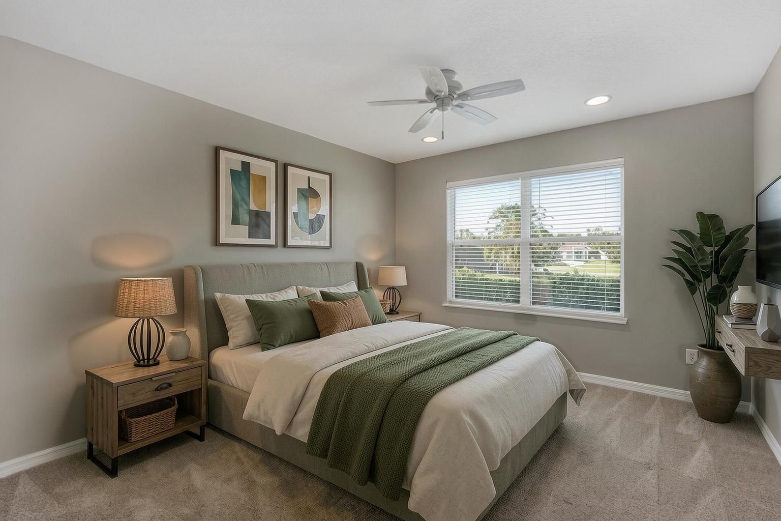 Second Bedroom-Virtually Staged
