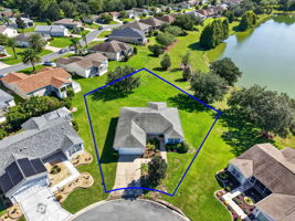 Arial View with Property Lines