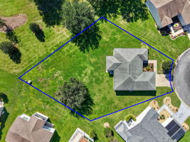 Arial View with Property Lines