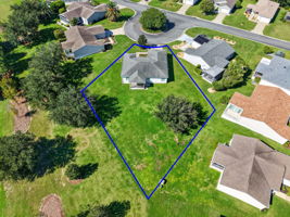 Arial View with Property Lines