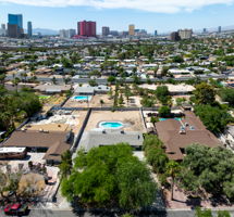 Aerial View of front yard