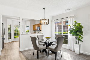 Light Filled Dining Area