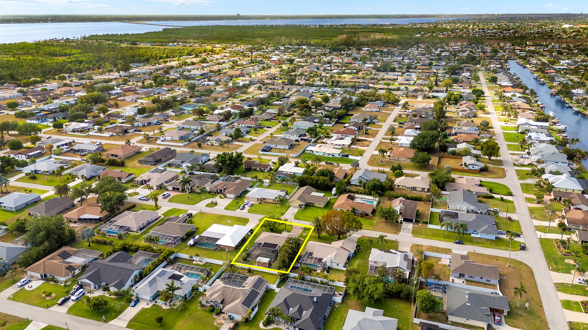 Aerial View 3 -Lot Lines