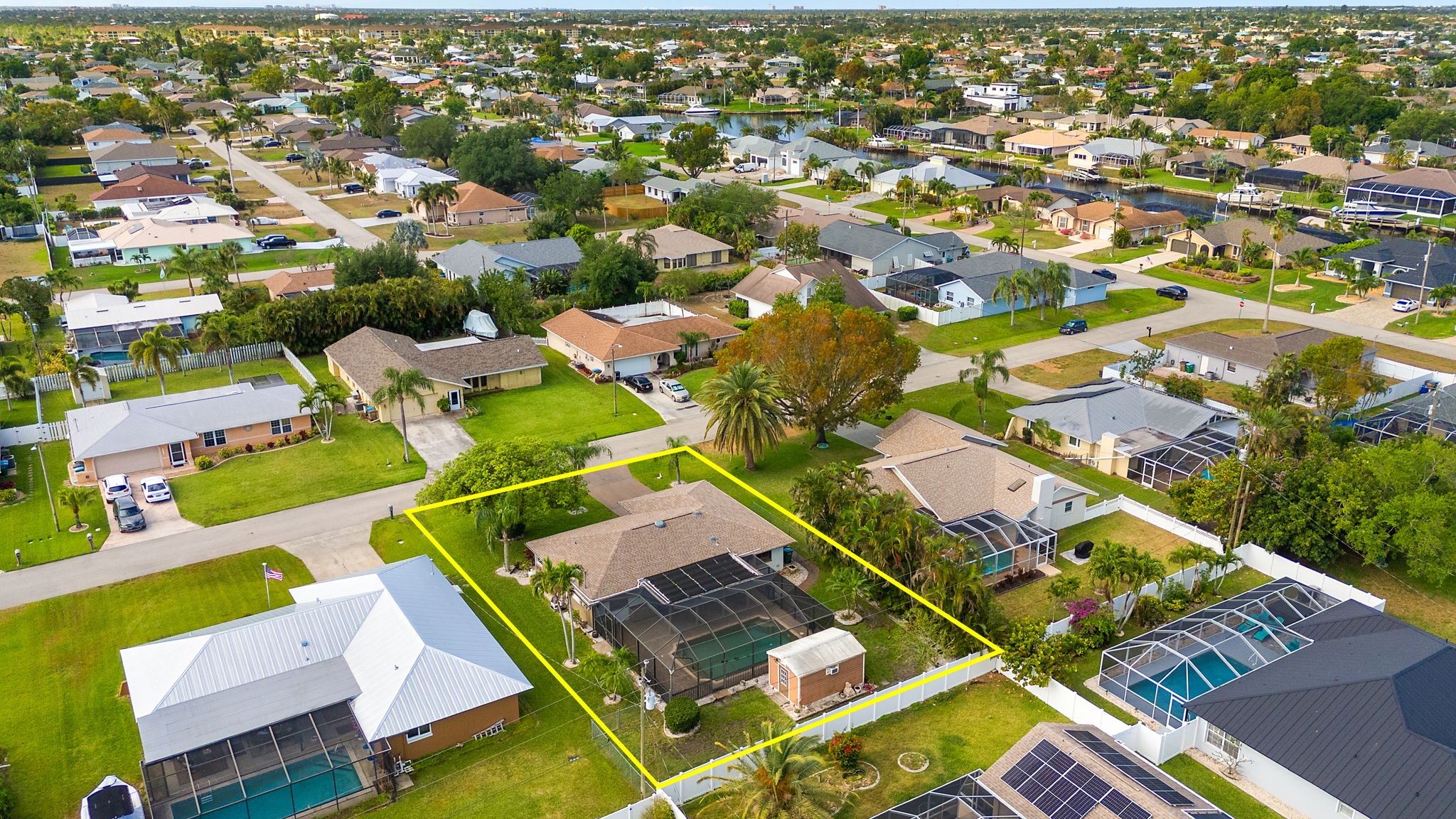 Aerial View 1 -Lot Lines