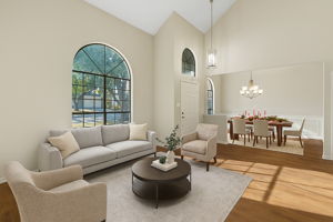 Front Entrance Virtually Staged X2 - Come Make It Your Own!